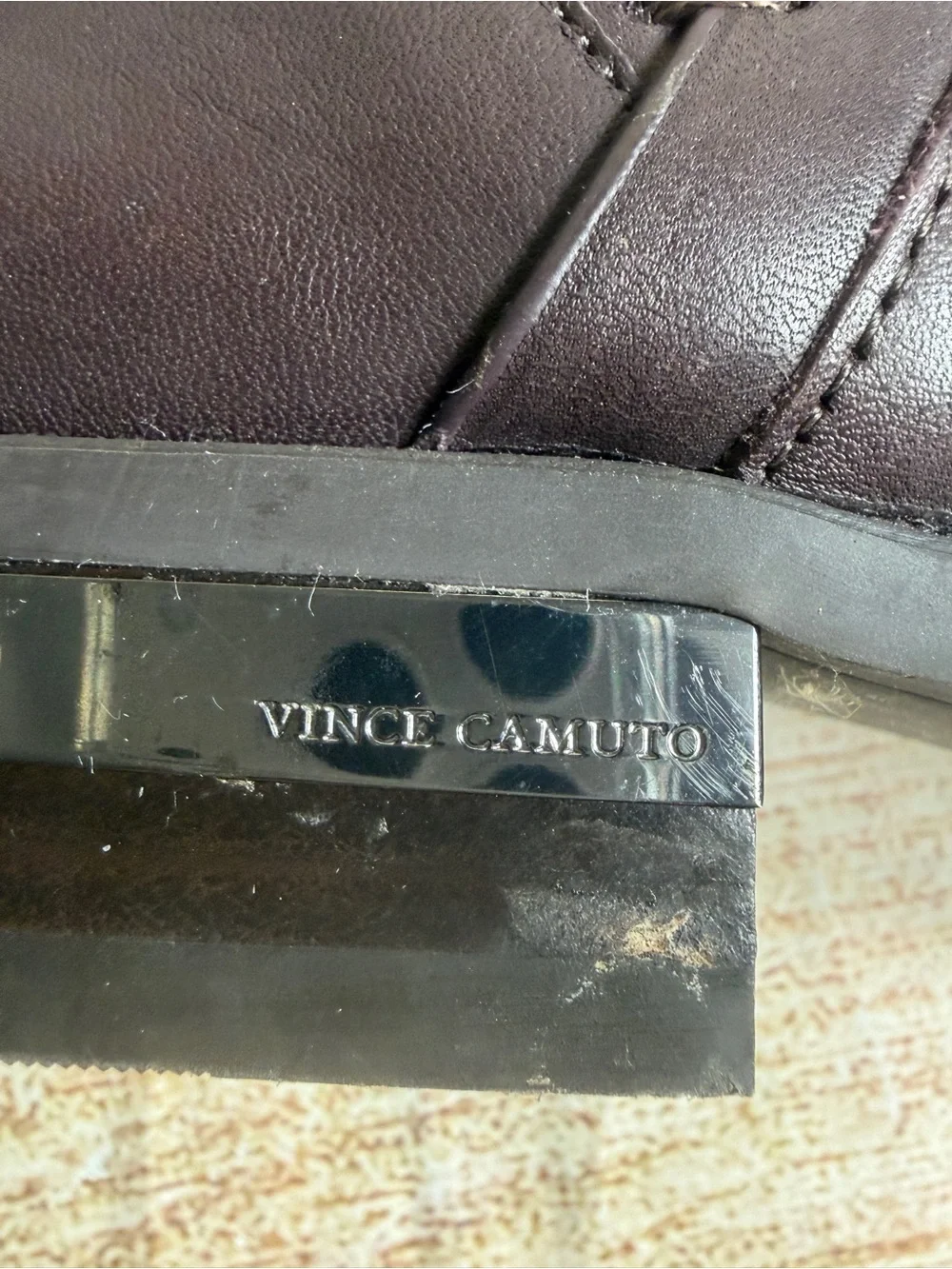 Vince Camuto Pardonal Over-the-Knee Boot leather riding boot. 7.5